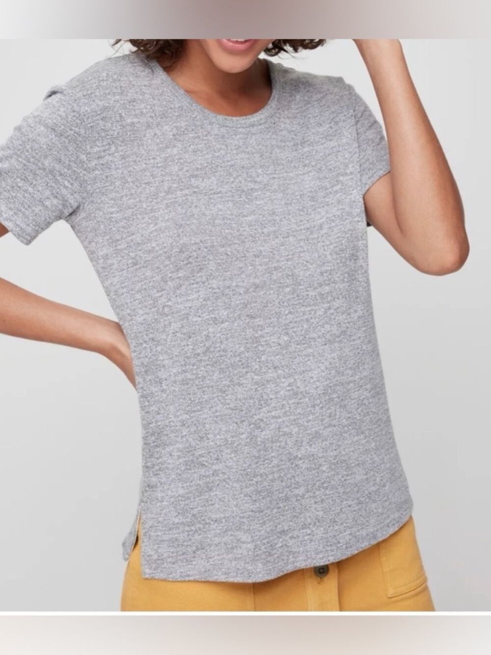 Wilfred Heathered Gray Short-Sleeve Tee